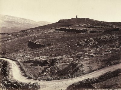 Le mont Pnyx ou la Montagne des Trente Tyrans, Athènes - Félix Bonfils