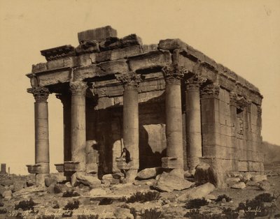 Le temple de Bel ou Baal Shamin, Palmyre, vers 1875 - Félix Bonfils