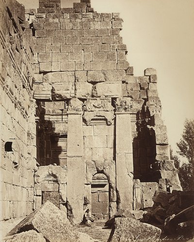 Les propylées du Temple de Jupiter ou du Temple du Soleil, dans la zone archéologique d