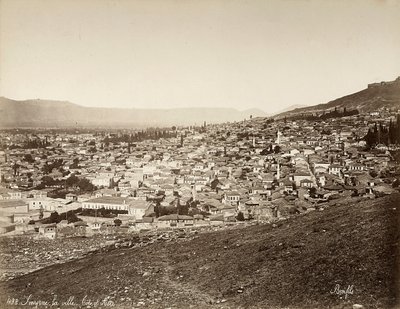 Vue de Smyrne en Turquie - Félix Bonfils