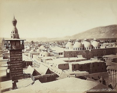 Vue du quartier chrétien à Damas, Syrie - Félix Bonfils