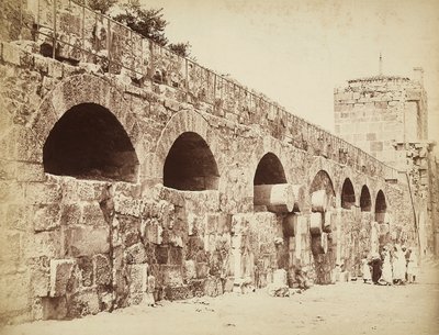 Vue des murs de la ville d