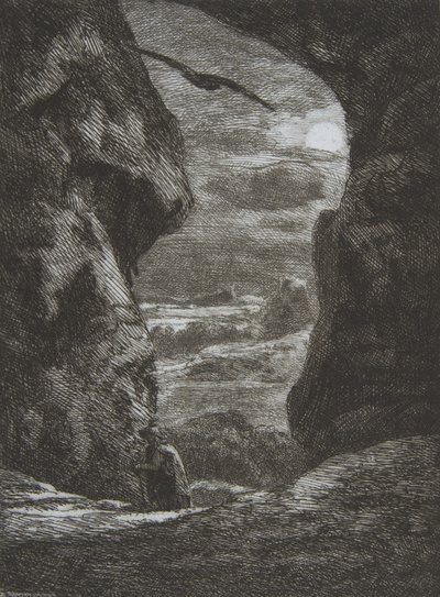 Adieu aux Karpatz, 1857 - Felix Bracquemond