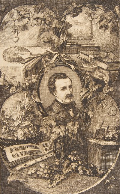 Frontispice pour Les Amis de la Nature de Champfleury - Felix Bracquemond