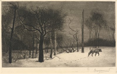 Hiver - Felix Bracquemond