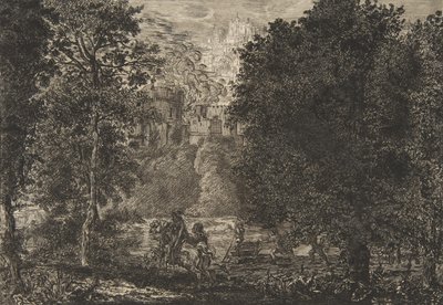La flamme est proche du feu, vers 1853-5 - Felix Bracquemond