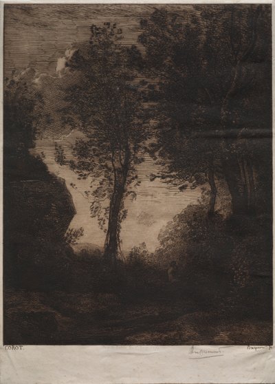 Paysage : Coucher de soleil, d