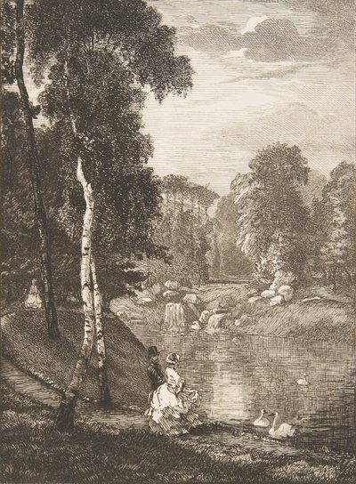 Le Bois de Boulogne - Felix Bracquemond