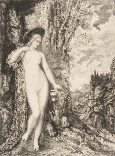 Le Lion amoureux, 1886 - Felix Bracquemond