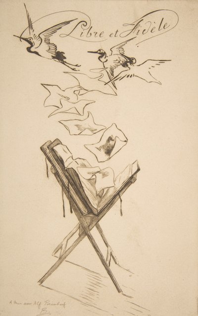 Libre et Fidèle - Felix Bracquemond