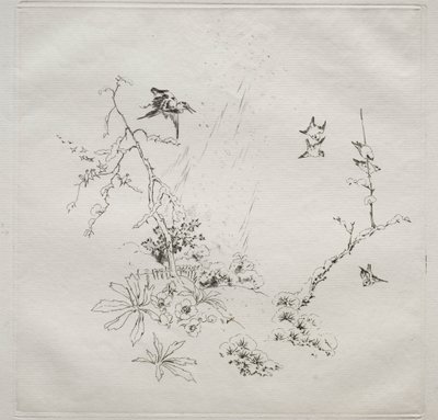 Service parisien (service Haviland) : Neige (no. 6) - Felix Bracquemond
