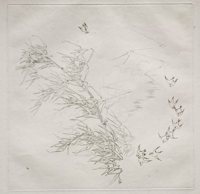 Service parisien (service Haviland) : La Tempête (no. 8) - Felix Bracquemond