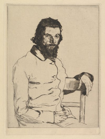 Portrait de Charles Meryon, 1853 - Felix Bracquemond