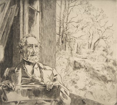 Portrait de Meyer-Heine, 1872 - Felix Bracquemond