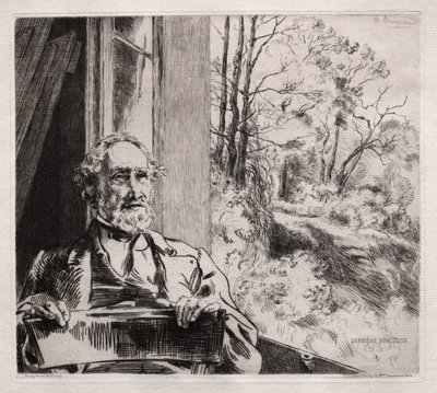 Portrait de Meyer Heine - Felix Bracquemond