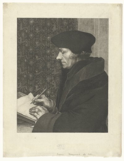 Portrait de Desiderius Erasmus - Felix Bracquemond