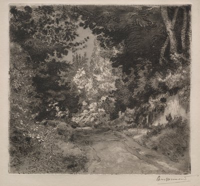 Route de Sèvres, vers 1872 - Felix Bracquemond