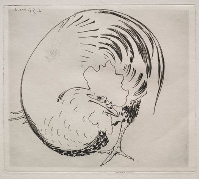 Le service à haute cuisson : Coq, c. 1860 - Felix Bracquemond