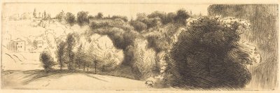La route menant à Bellevue - Felix Bracquemond
