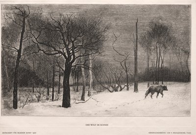Hiver - Felix Bracquemond