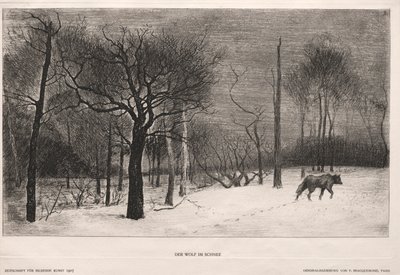 Hiver, 1862 - Felix Bracquemond