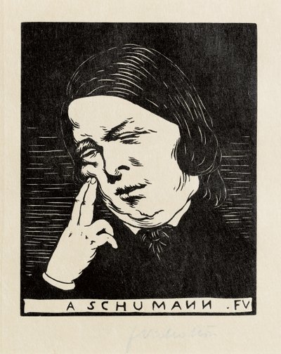 À Schumann - Felix Edouard Vallotton