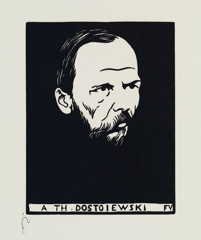 À Th. Dostoïevski, 1895 - Felix Edouard Vallotton