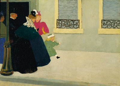 Une Promenade, c.1895 - Felix Edouard Vallotton