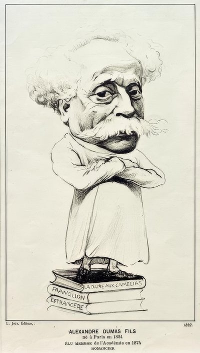 Alexandre Dumas Fils - Felix Edouard Vallotton