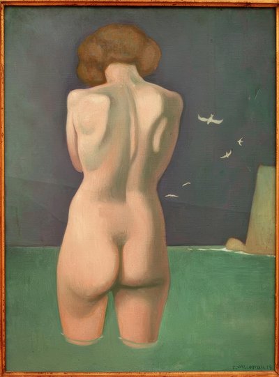 Baigneuse aux oiseaux - Felix Edouard Vallotton