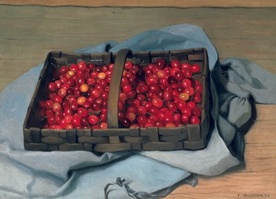 Panier de cerises, 1921 - Felix Edouard Vallotton