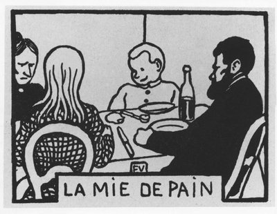 Poil de Carotte : « la miette de pain », Jules Renard, illustration de Félix Vallotton, éd. Flammarion. - Felix Edouard Vallotton