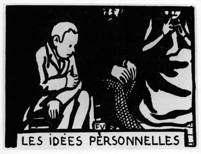 Poil de Carotte : « idées personnelles » écrit par Jules Renard, éd. Flammarion (illustration) - Felix Edouard Vallotton