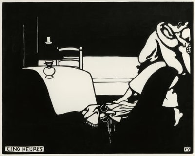 Cinq heures - Felix Edouard Vallotton