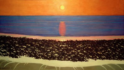 Coucher de soleil, Villerville - Felix Edouard Vallotton
