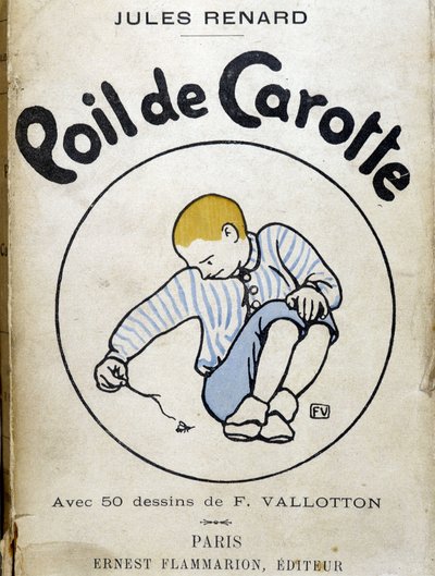 Couverture «Poil de Carotte» par Jules Renard Paris, Ernest Flammarion (couverture de livre) - Felix Edouard Vallotton