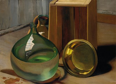 Dame-jeanne et caisse, 1925 - Felix Edouard Vallotton