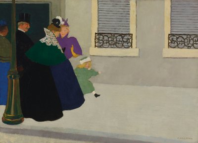 En promenade, c. 1895 - Felix Edouard Vallotton