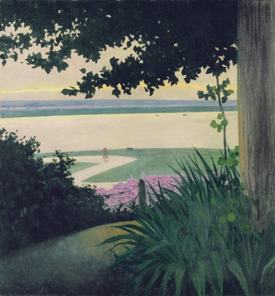 Honfleur et la baie de la Seine, 1910 - Felix Edouard Vallotton
