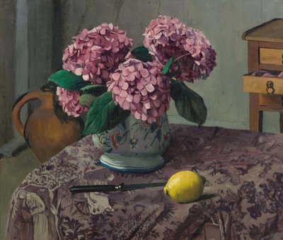 Hortensias et citron, 1923 - Felix Edouard Vallotton