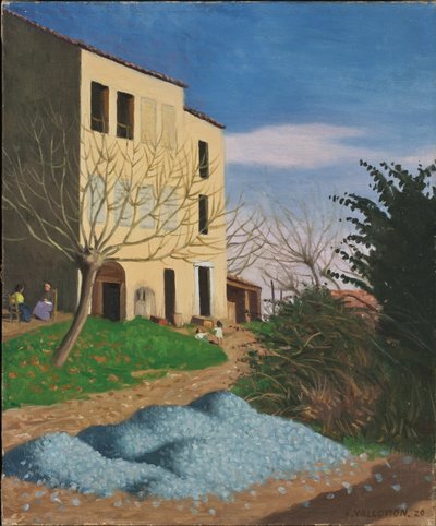 Maison au soleil, pierres bleues, 1920 - Felix Edouard Vallotton