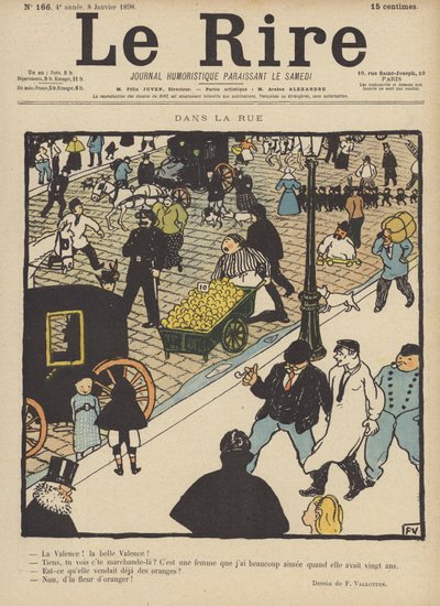 Illustration pour Le Rire - Felix Edouard Vallotton