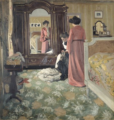 Intérieur - Felix Edouard Vallotton