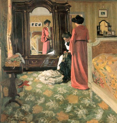 Intérieur - Felix Edouard Vallotton