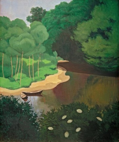 La Dordogne à Carennac - Felix Edouard Vallotton