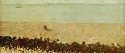La plage de Villerville - Felix Edouard Vallotton