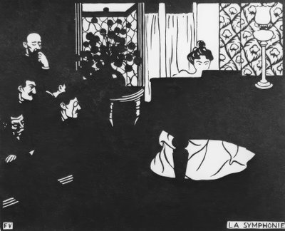La symphonie - Felix Edouard Vallotton