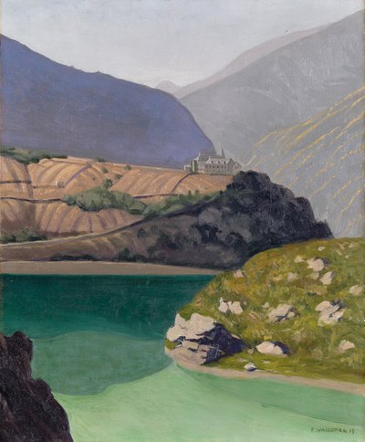 Lac Géronde, Sierre, 1919 - Felix Edouard Vallotton