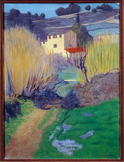 Paysage à Cagnes - Felix Edouard Vallotton