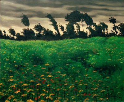 Le champ fleuri - Felix Edouard Vallotton